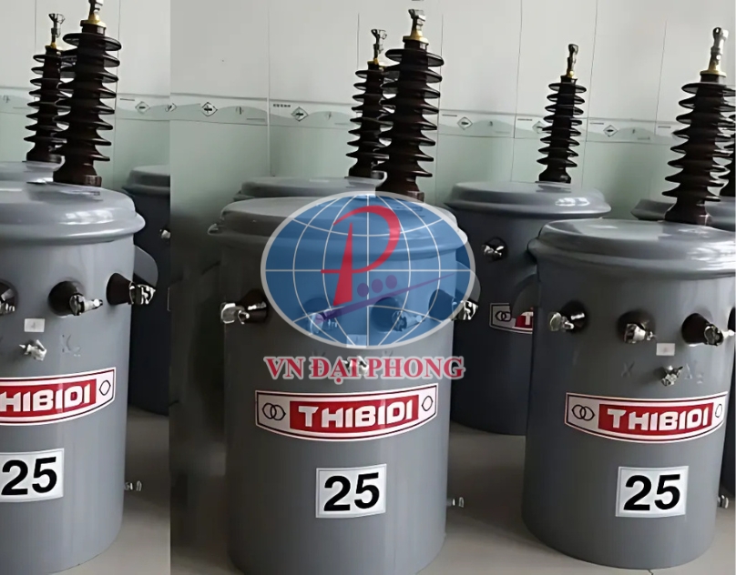 Báo giá Máy biến áp dầu 1 pha THIBIDI 25KVA 22/0.23KV Amorphous 