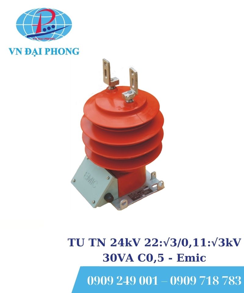 Biến dòng Emic TU TN 24kV 22:√3/0,11:√3kV 30VA C0,5