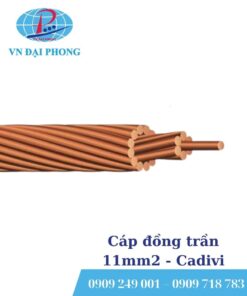 Cáp đồng trần Cadivi 11mm2