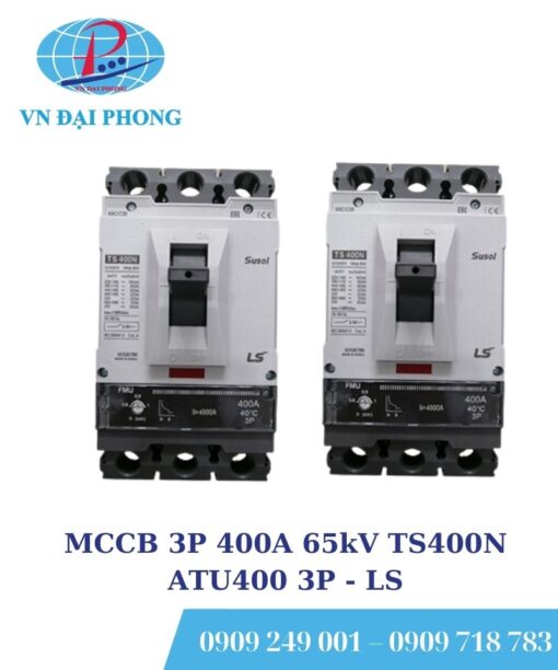 Cầu dao LS MCCB 3P 400A 65kV TS400N ATU400 3P