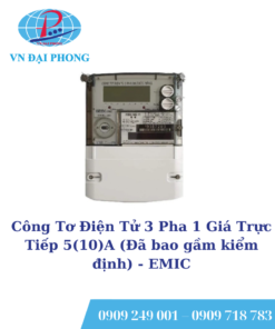 Công Tơ Điện Tử 3 Pha 1 Giá Trực Tiếp 5(10)A (Đã bao gầm kiểm định)