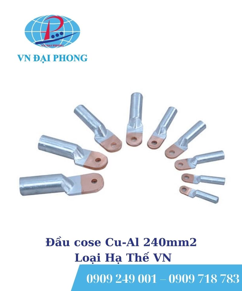 Đầu cose Cu-Al 240mm2 Loại Hạ Thế VN