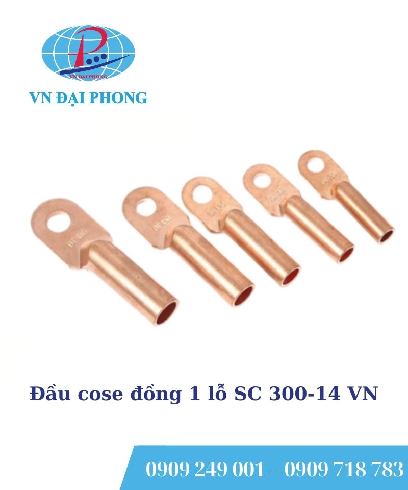 Đầu cose đồng 1 lỗ SC 300-14 VN