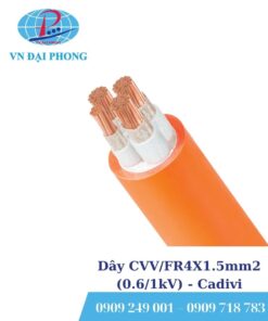 Dây cáp điện chống cháy Cadivi CVV/FR4X1.5mm2 (0.6/1kV)