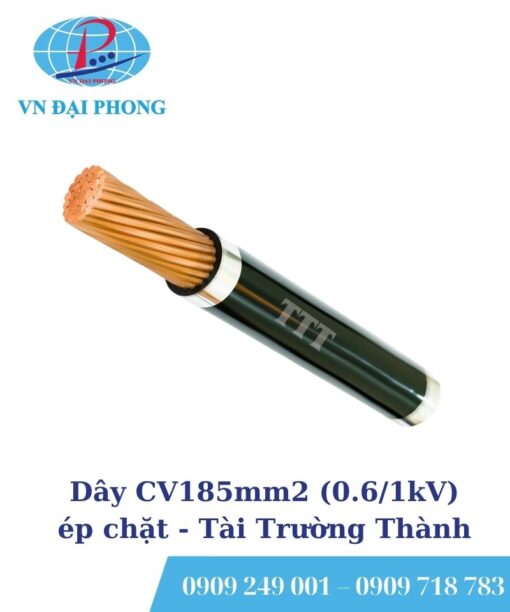 Dây cáp điện Tài Trường Thành CV185mm2 (0.6/1kV) ép chặt