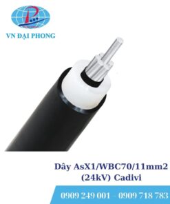 Dây cáp trung thế treo Cadivi AsX1/WBC70/11mm2 (24kV)
