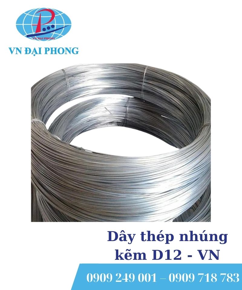 Dây thép nhúng kẽm Việt Nam D12