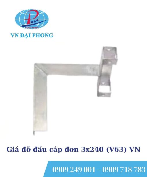 Giá đỡ đầu cáp đơn 3x240 (V63) VN