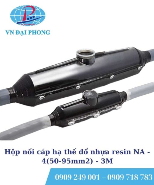 Hộp nối cáp hạ thế đổ nhựa resin 3M NA-4(50-95mm2)