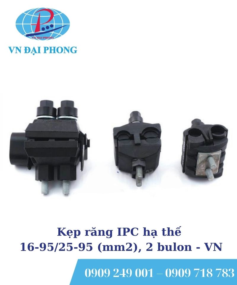 Kẹp răng IPC hạ thế 16-95/25-95 (mm2), 2 bulon