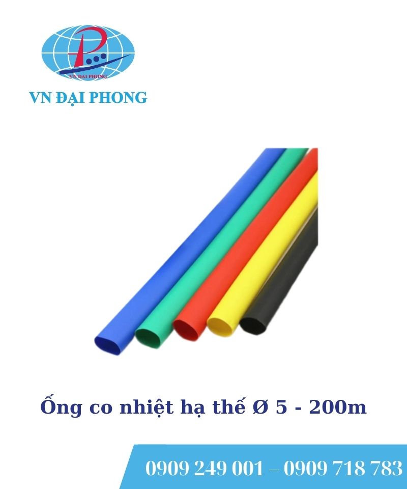 Ống co nhiệt hạ thế Ø 5 - 200m