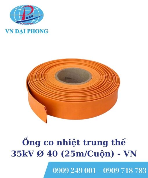 Ống co nhiệt trung thế 35kV Ø 40 (25m/Cuộn)