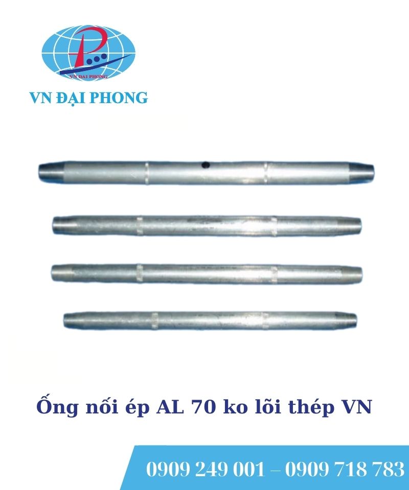 Ống nối ép AL 70 ko lõi thép VN