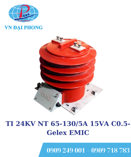 Thiết bị đo lường trung thế EMIC TI 24KV NT 65-130/5A 15VA C0.5