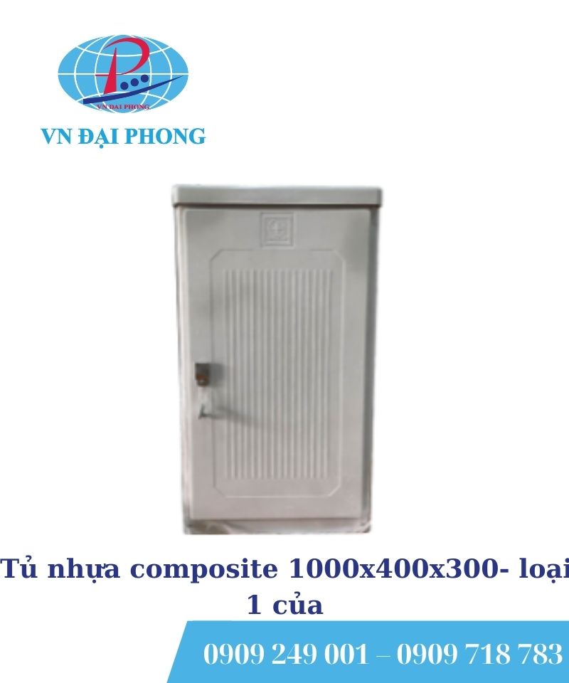 Tủ điện nhựa composite 1000x400x300- loại 1 cửa