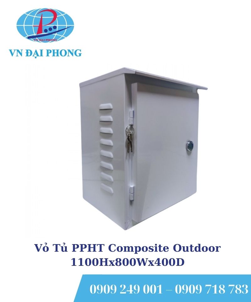 Vỏ Tủ PPHT Composite Outdoor 1100Hx800Wx400D