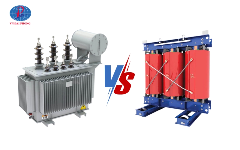 Máy biến áp dầu và máy biến áp khô