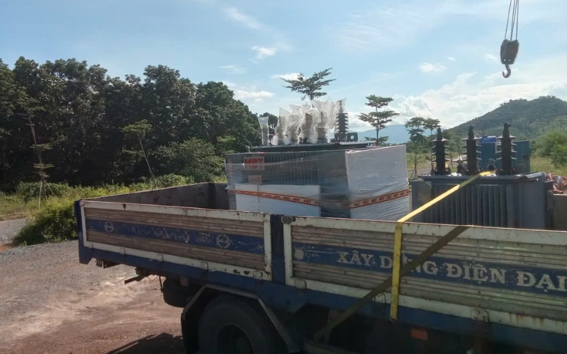 Những lưu ý khi vận chuyển máy biến áp