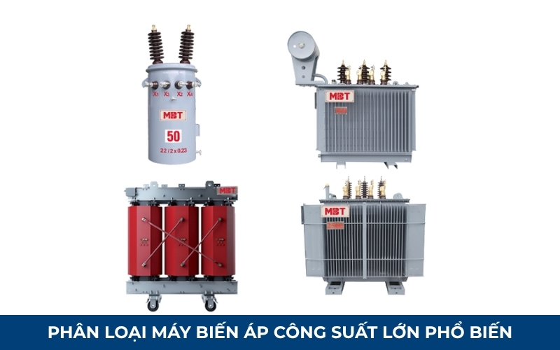 Phân loại các máy biến áp công suất lớn phổ biến hiện nay