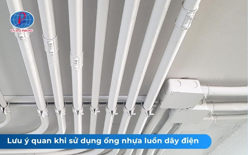 Lưu ý khi sử dụng ống bọc dây điện