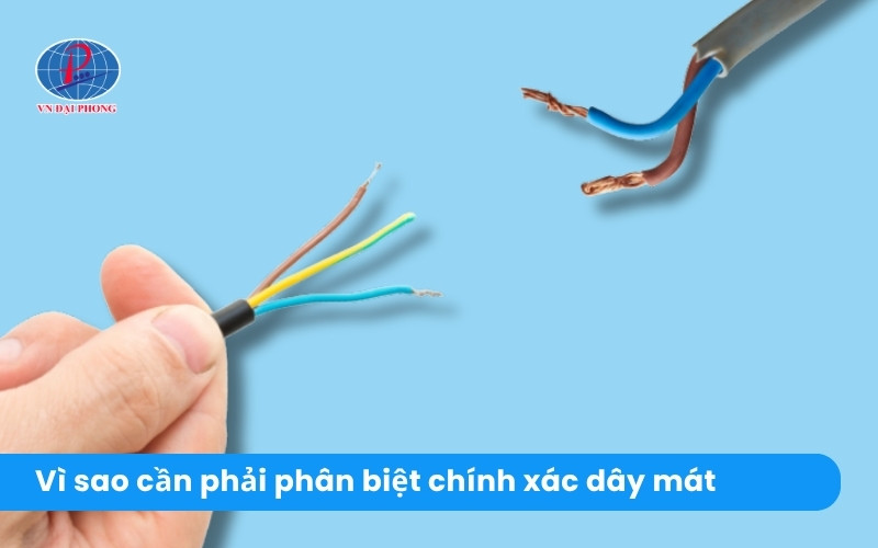 Vì sao cần phân biệt chính xác dây điện 3 lõi dây nào là dây mát?
